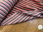 SATIN VISCOSE À RAYURES MULTICOLORES 134CM - My Little Coupon