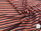 SATIN VISCOSE À RAYURES MULTICOLORES 134CM - My Little Coupon