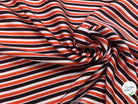 SATIN VISCOSE À RAYURES MULTICOLORES 134CM - My Little Coupon
