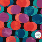 SATIN VISCOSE FUNNY DOTS CYCLAM - My Little Coupon