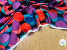 SATIN VISCOSE FUNNY DOTS CYCLAM - My Little Coupon