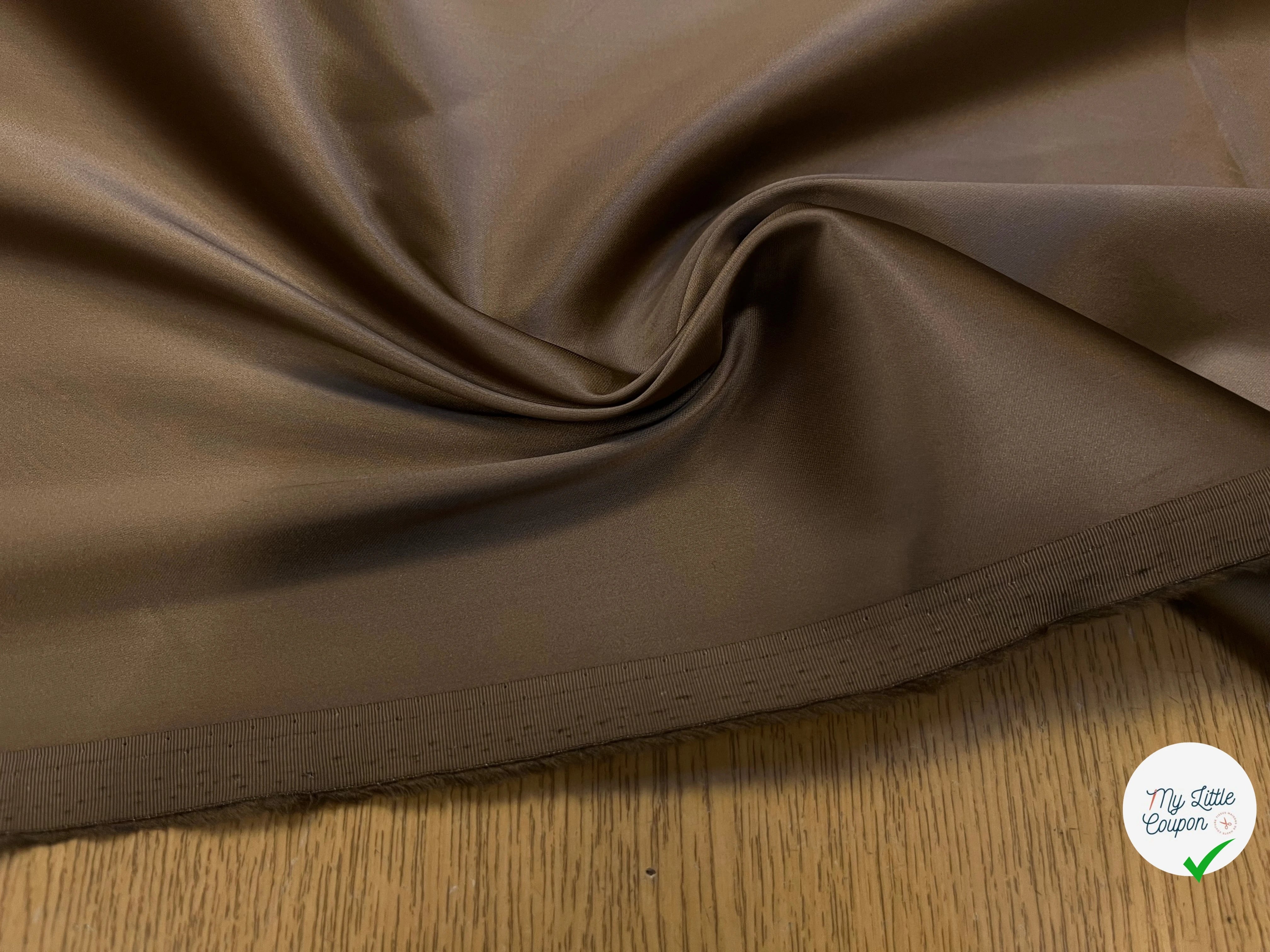 SATIN VISCOSE MARON 110CM - My Little Coupon