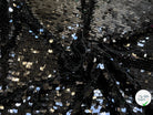 SEQUIN PAILLETTE SUR RÉSILLE NOIR - My Little Coupon