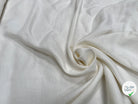 SERGÉ COTON VISCOSE LÉGÈREMENT SATINÉ BLANC CASSÉ - My Little Coupon