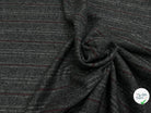 SERGÉ DE LAINE VISCOSE GRIS RAYURES ROUGE ET BLANC 31% LAINE 27% VISCOSE - My Little Coupon