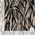 Sergé de viscose EcoVero feuilles pinceau sable - texture