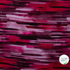 Sergé de viscose EcoVero rayures pinceau cyclamen - vue à plat