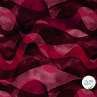Sergé de viscose EcoVero vagues cyclamen - vue à plat