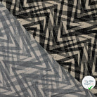 Sergé de viscose EcoVero zigzag sable - détail du motif