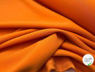 SERGÉ ORANGE DOUBLE ÉTOFFE - My Little Coupon - tissu - coudre