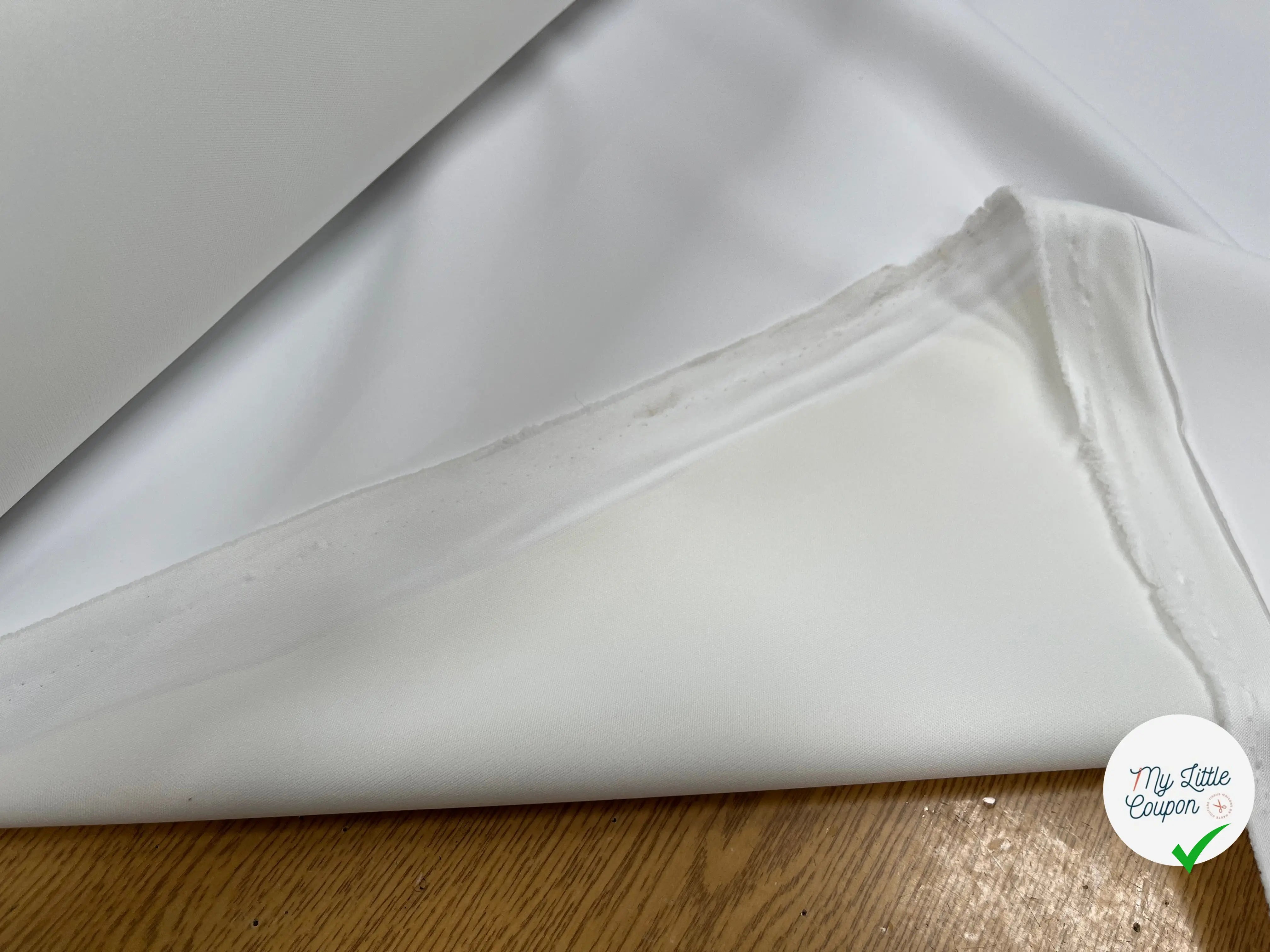 SIMILI CUIR COUTURE BLANC - My Little Coupon