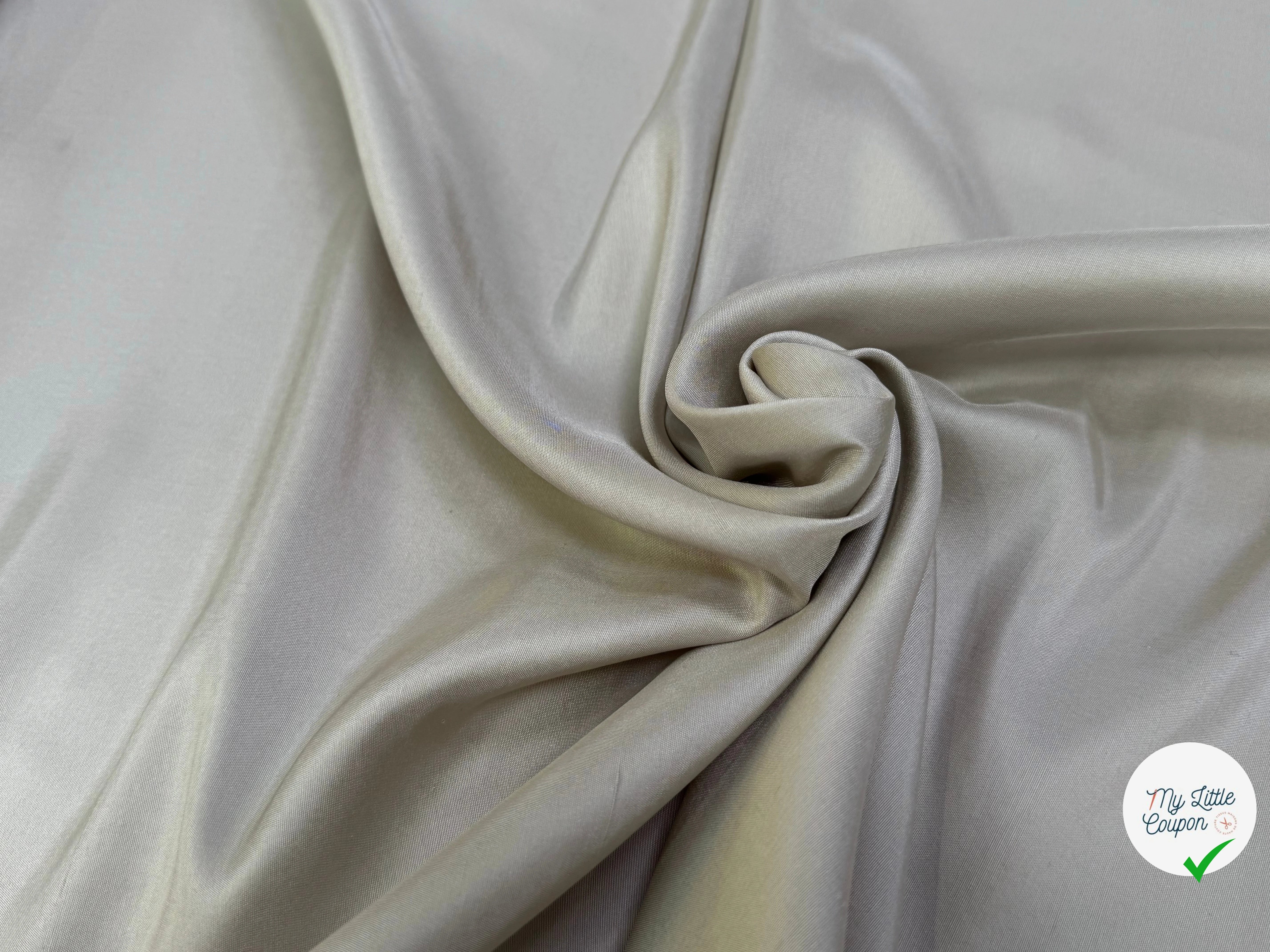 SOIE BEIGE NUDE BEAU TOMBÉ - My Little Coupon