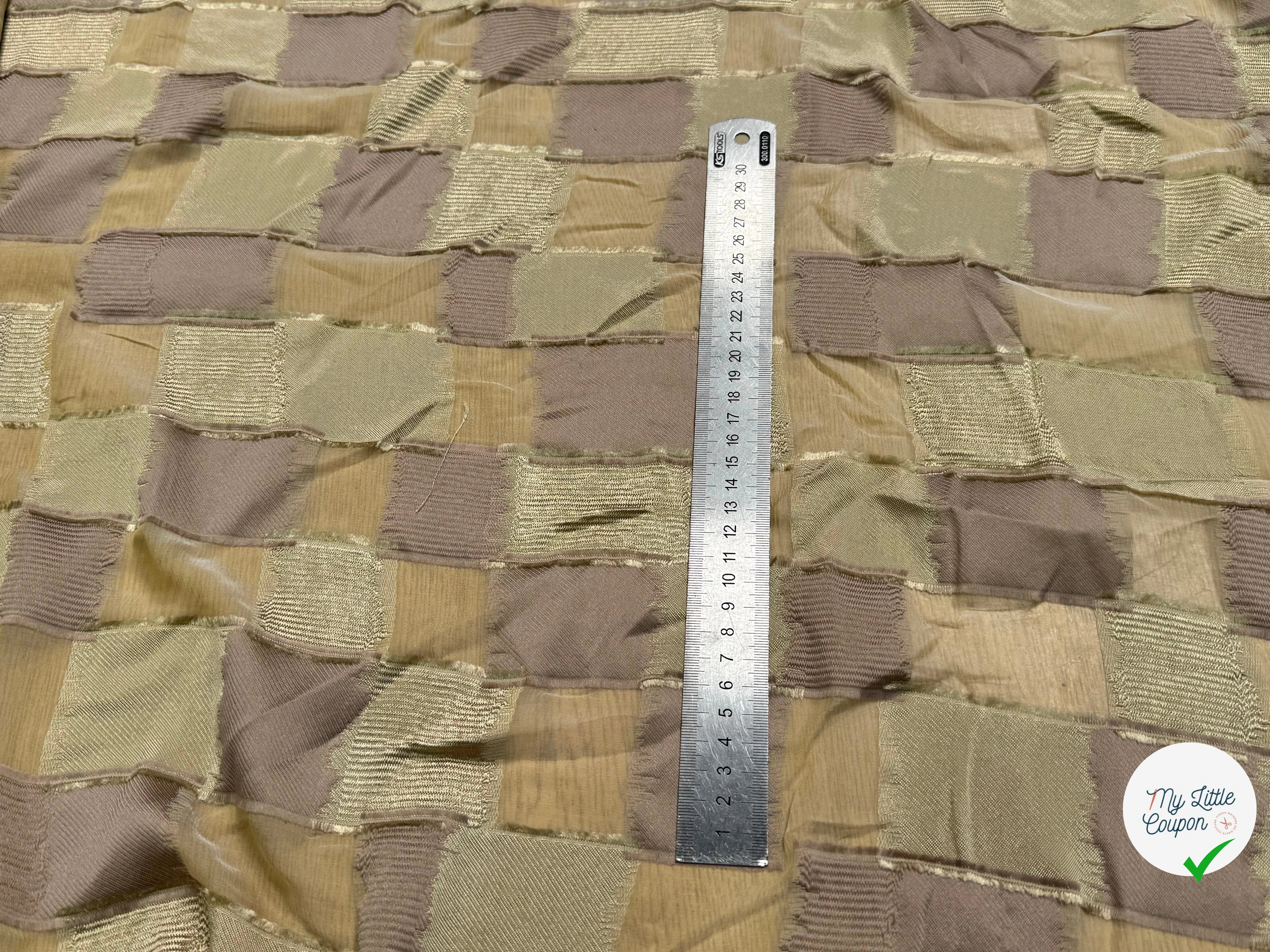 SOIE FLUIDE CARREAUX DAMIERS - My Little Coupon