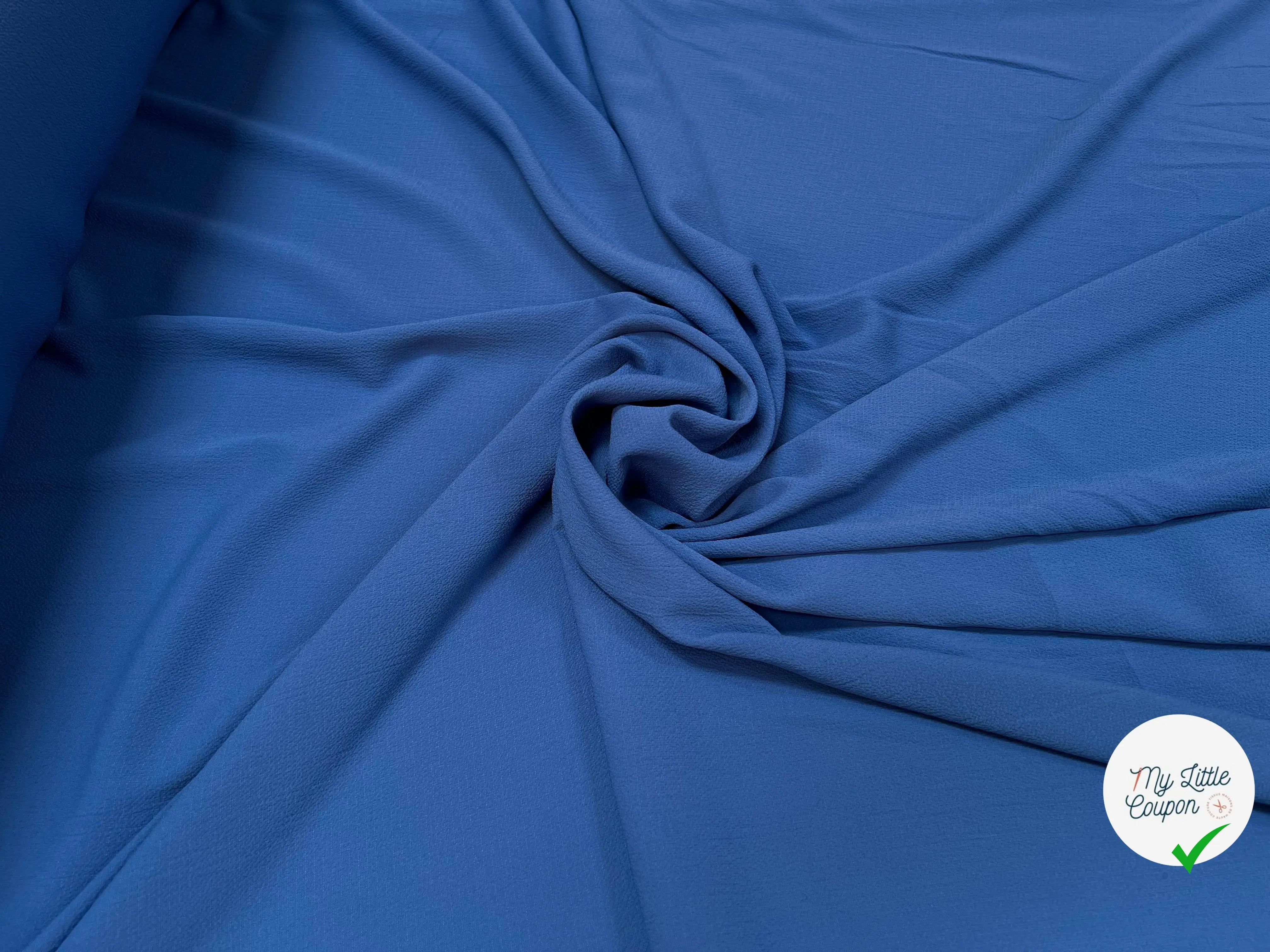 SUMMER CREPE STRETCH HAVELOCK BLEU - My Little Coupon
