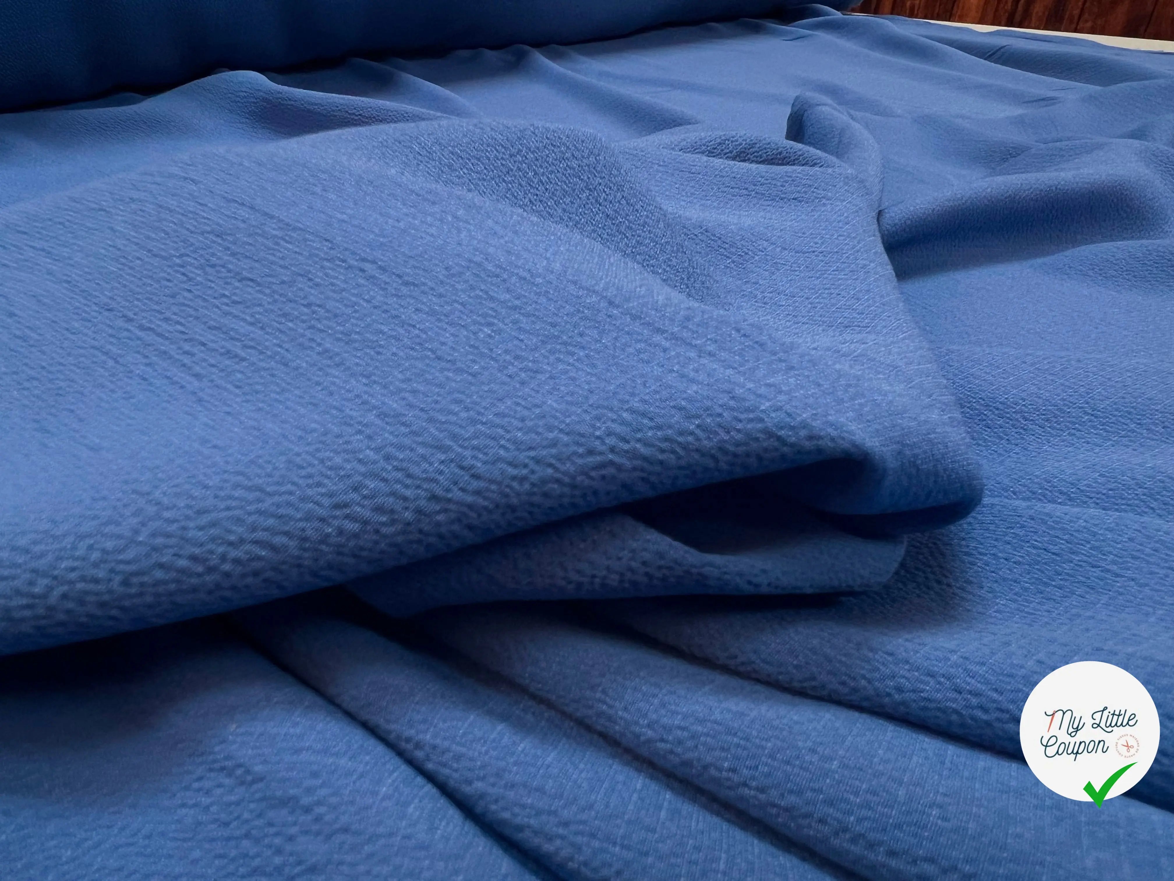 SUMMER CREPE STRETCH HAVELOCK BLEU - My Little Coupon
