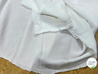 SUPERBE CREPE VISCOSE BLANC 100% VISCOSE 130CM - My Little Coupon