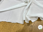 SUPERBE CREPE VISCOSE BLANC 100% VISCOSE 130CM - My Little Coupon