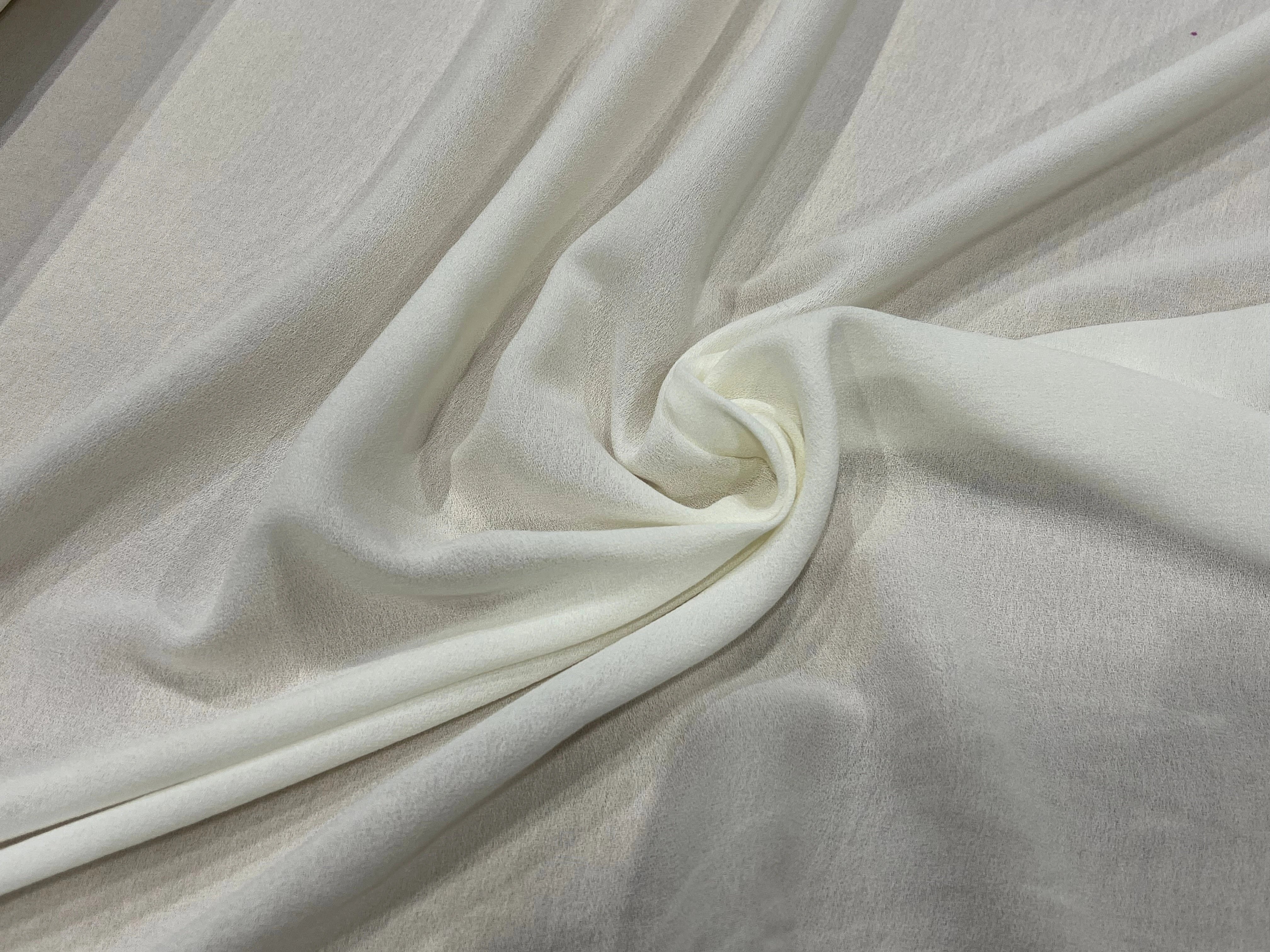 SUPERBE CREPE VISCOSE ÉCRU 100% VISCOSE - My Little Coupon