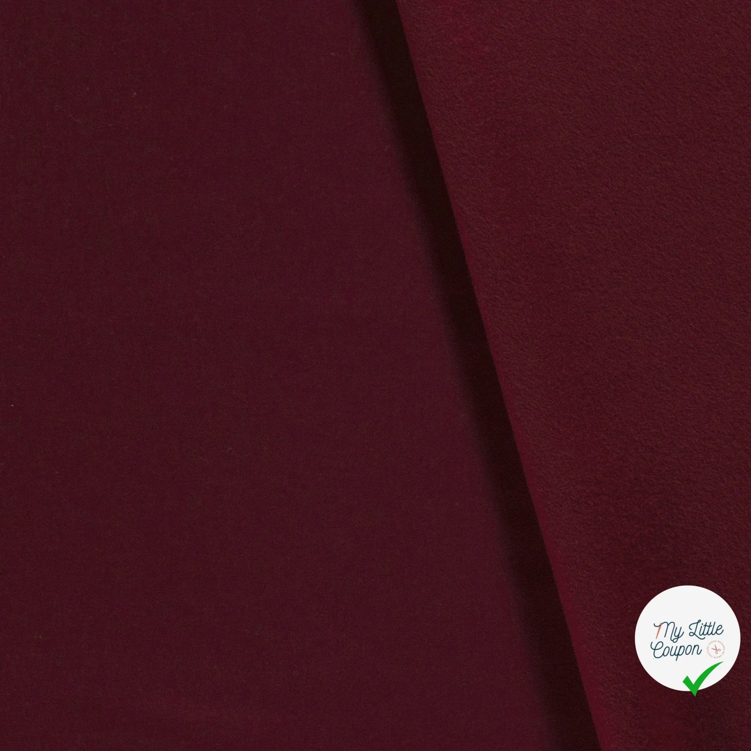 SWEAT JOGGING BROSSÉ BORDEAUX - My Little Coupon