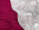 SWEAT MATELASSÉ FUSCHIA VISCOSE SIMPLE FACE - My Little Coupon
