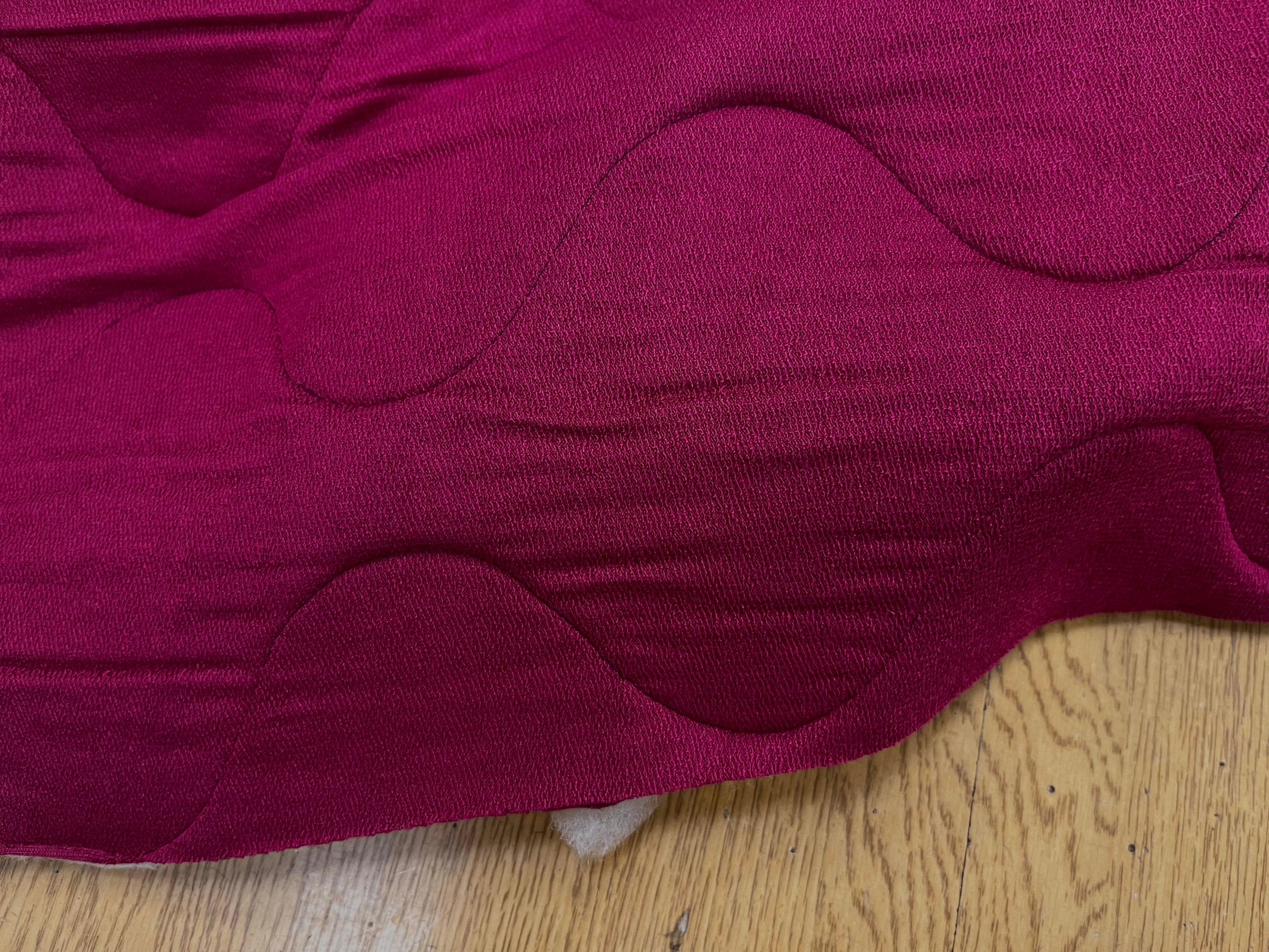 SWEAT MATELASSÉ FUSCHIA VISCOSE SIMPLE FACE - My Little Coupon