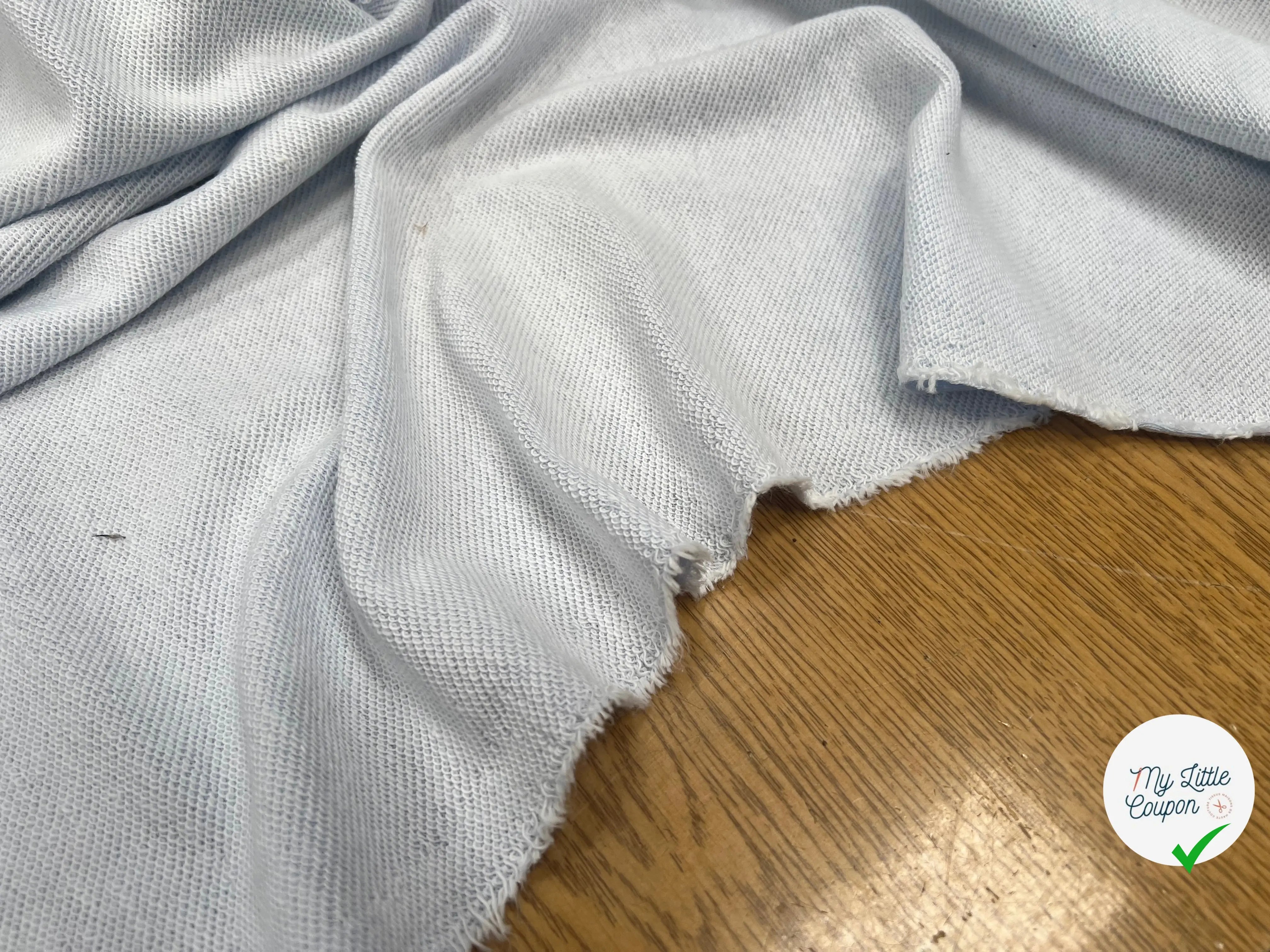 SWEAT TECHNIQUE 64% COTON MADE IN FRANCE CIEL/BLANC - My Little Coupon