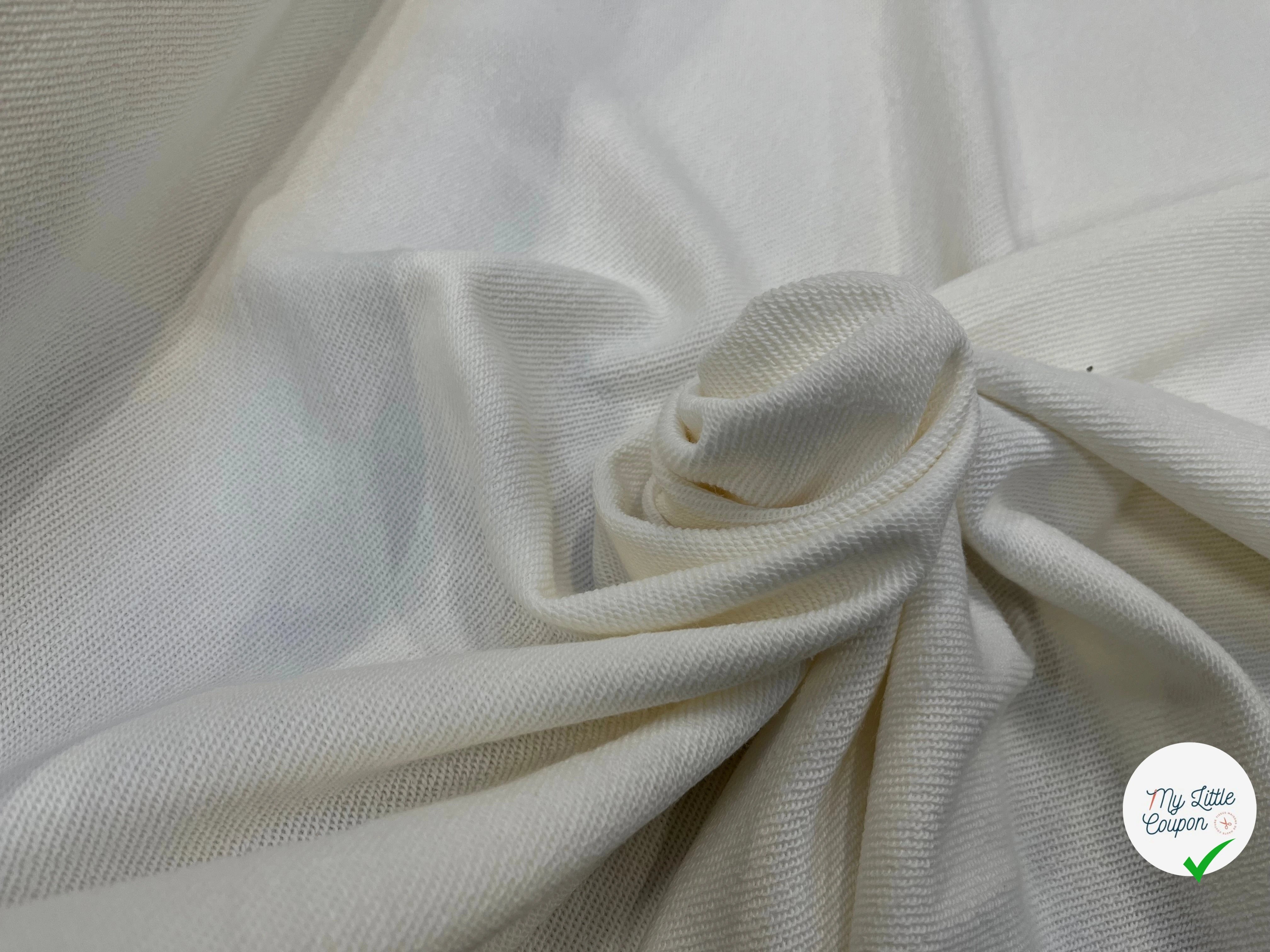 SWEAT TECHNIQUE GRANDE LAIZE 214CM BLANC COTON - My Little Coupon