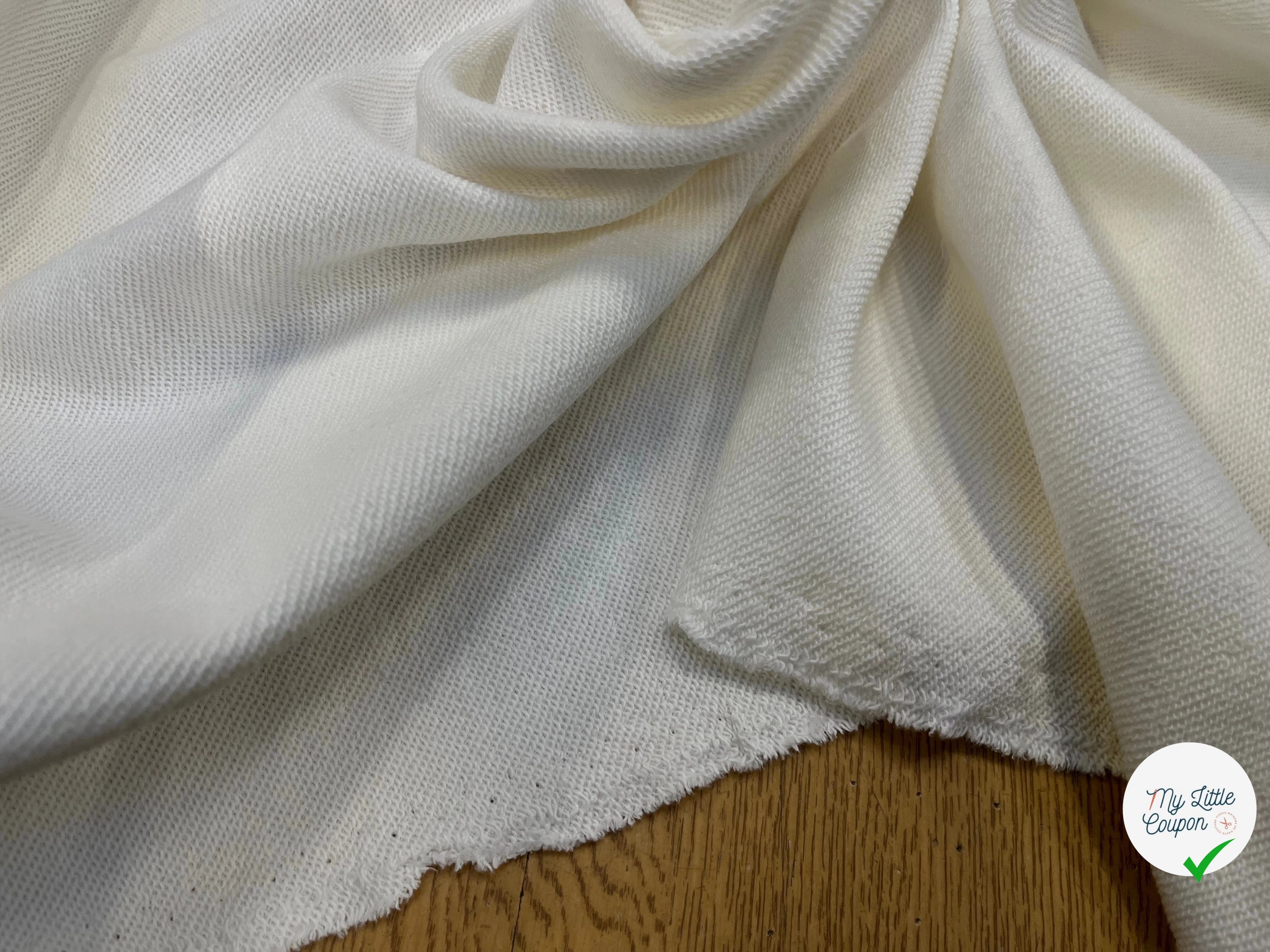 SWEAT TECHNIQUE GRANDE LAIZE 214CM BLANC COTON - My Little Coupon