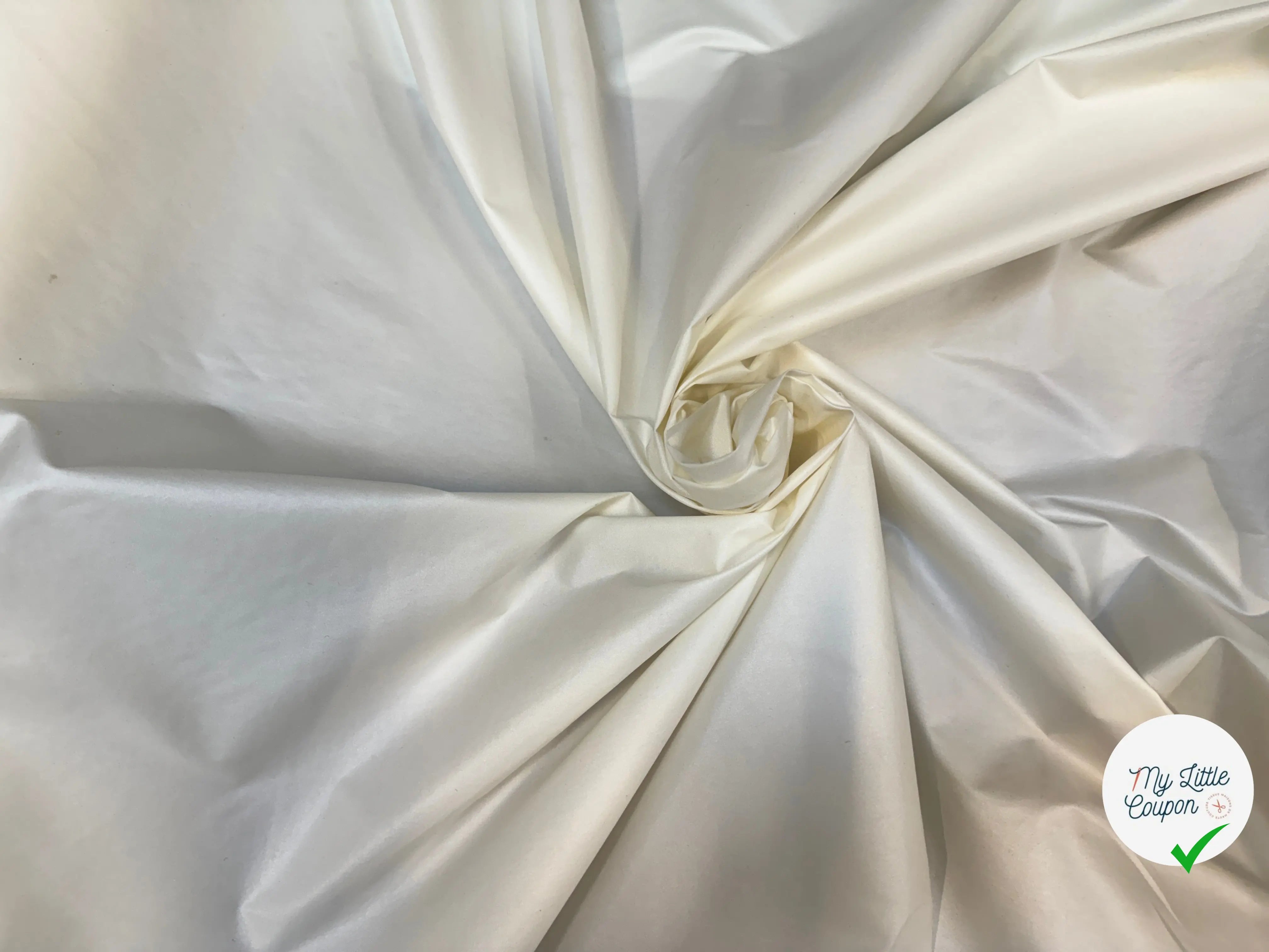 TAFFETAS ANORAK BLANC NACRÉ - My Little Coupon