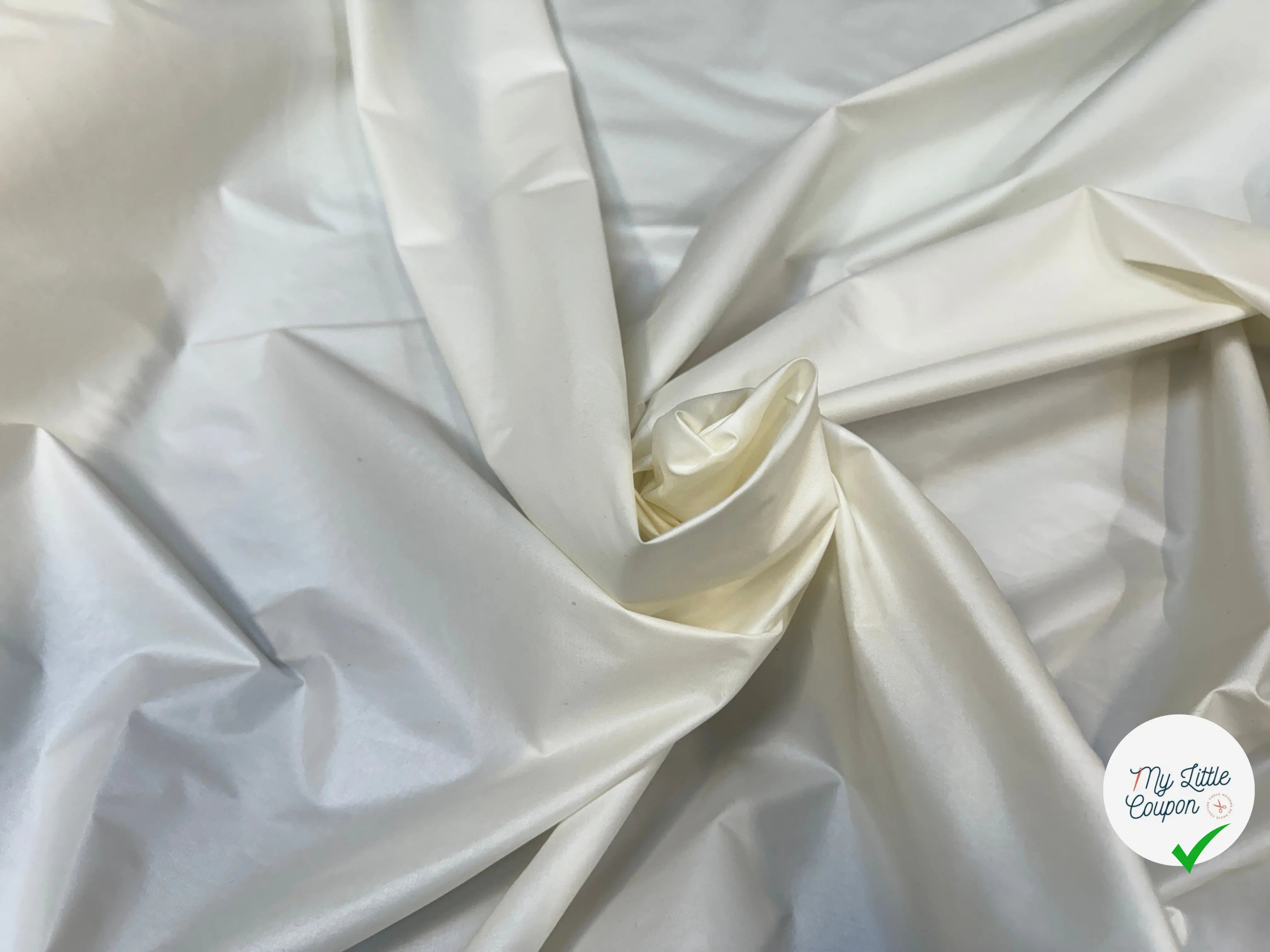 TAFFETAS ANORAK BLANC NACRÉ - My Little Coupon