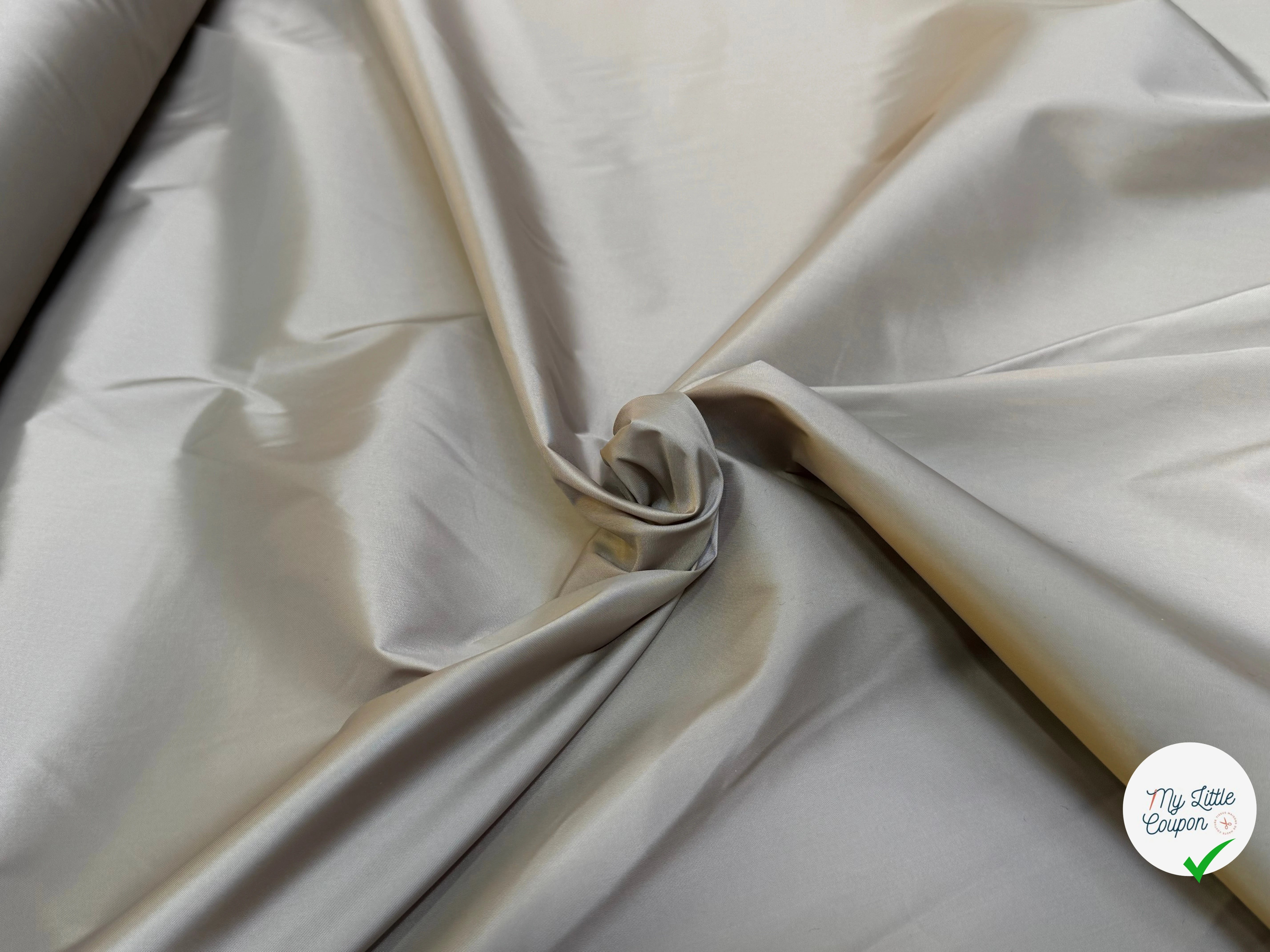 TAFFETAS PARKA 30% POLYAMIDE BEIGE FONCÉ - My Little Coupon