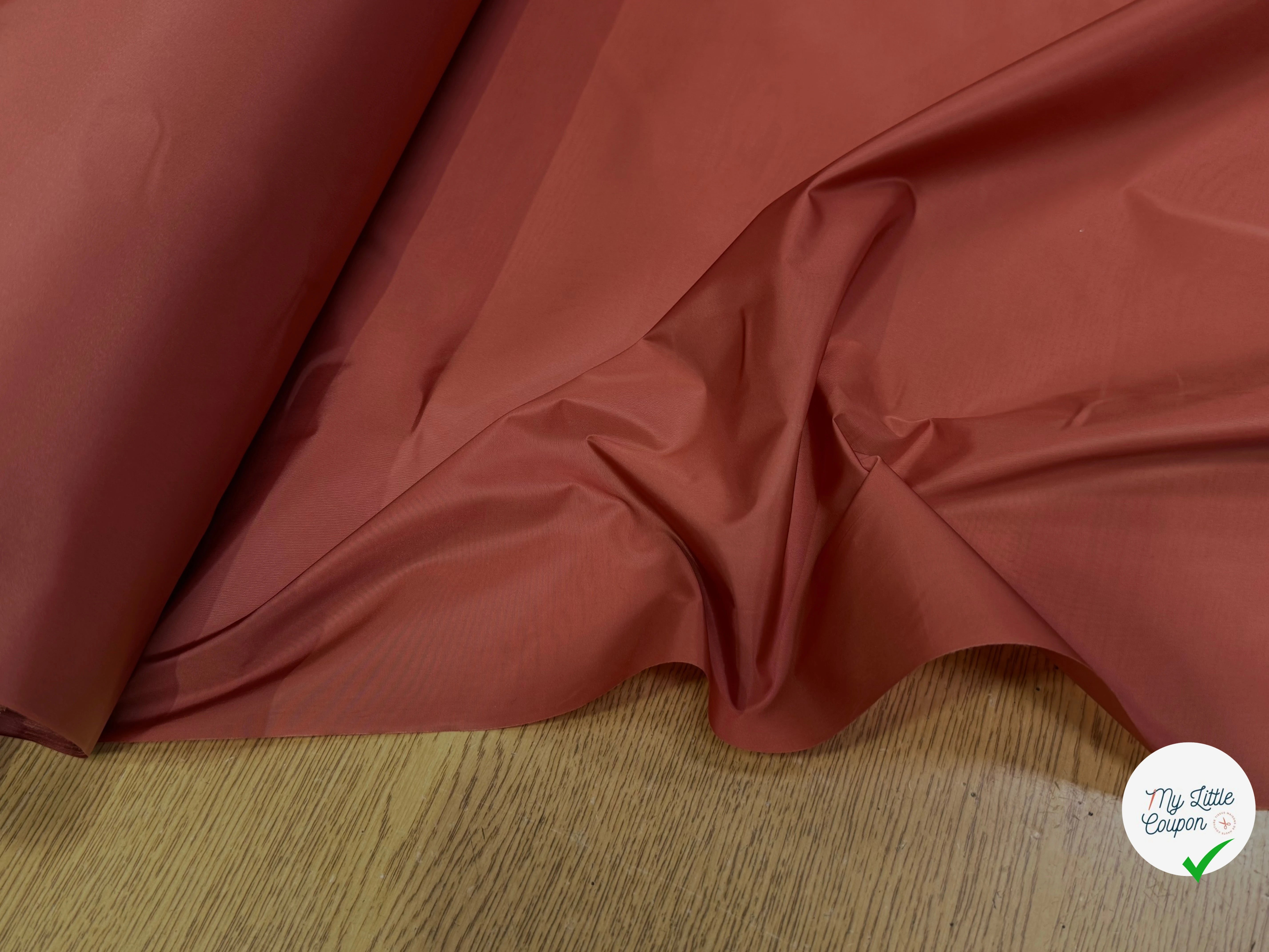 TAFFETAS PARKA LISSE ROUILLE - My Little Coupon