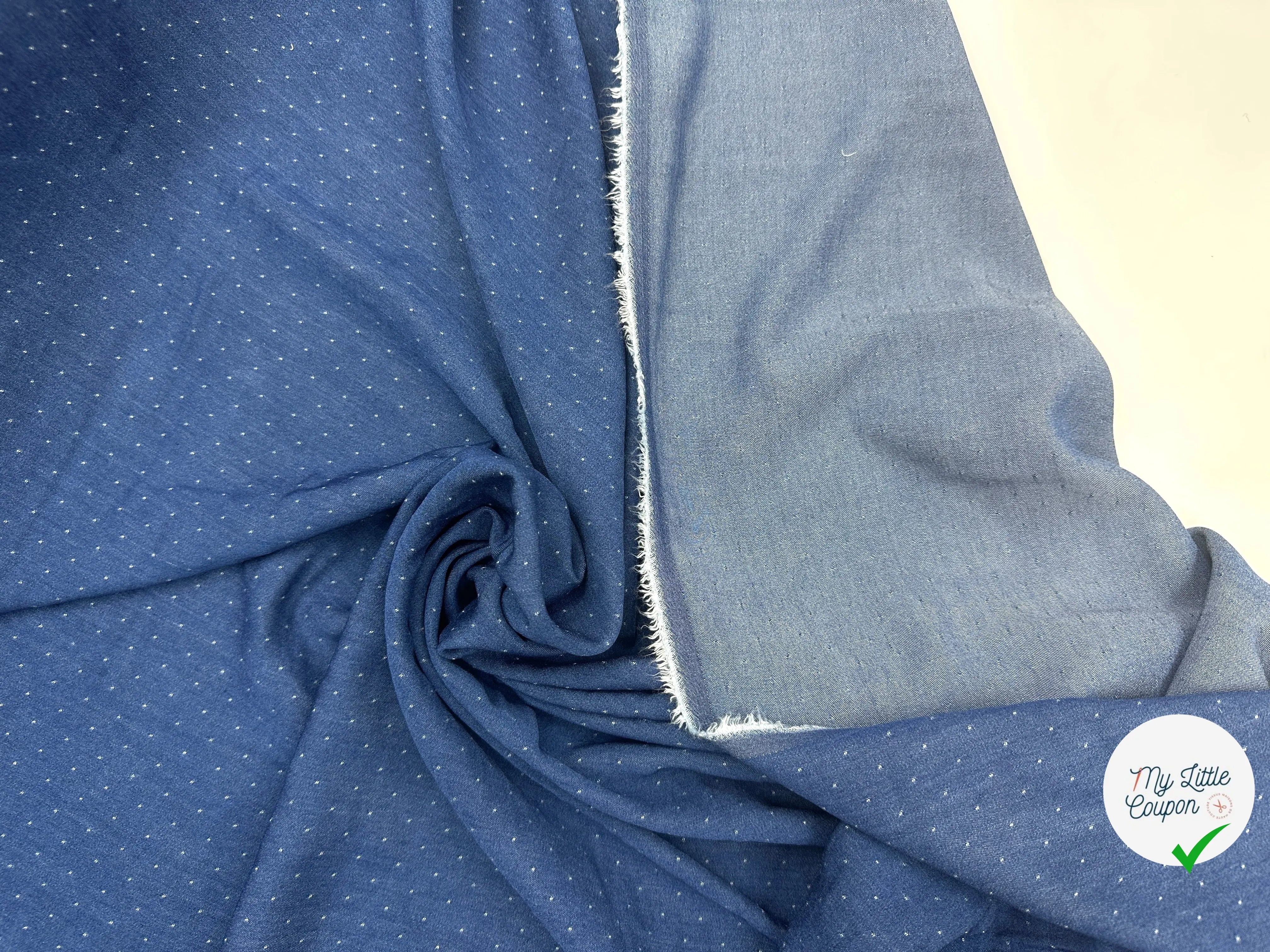 TENCEL BLEU POIS CHIC MLC INTERN
