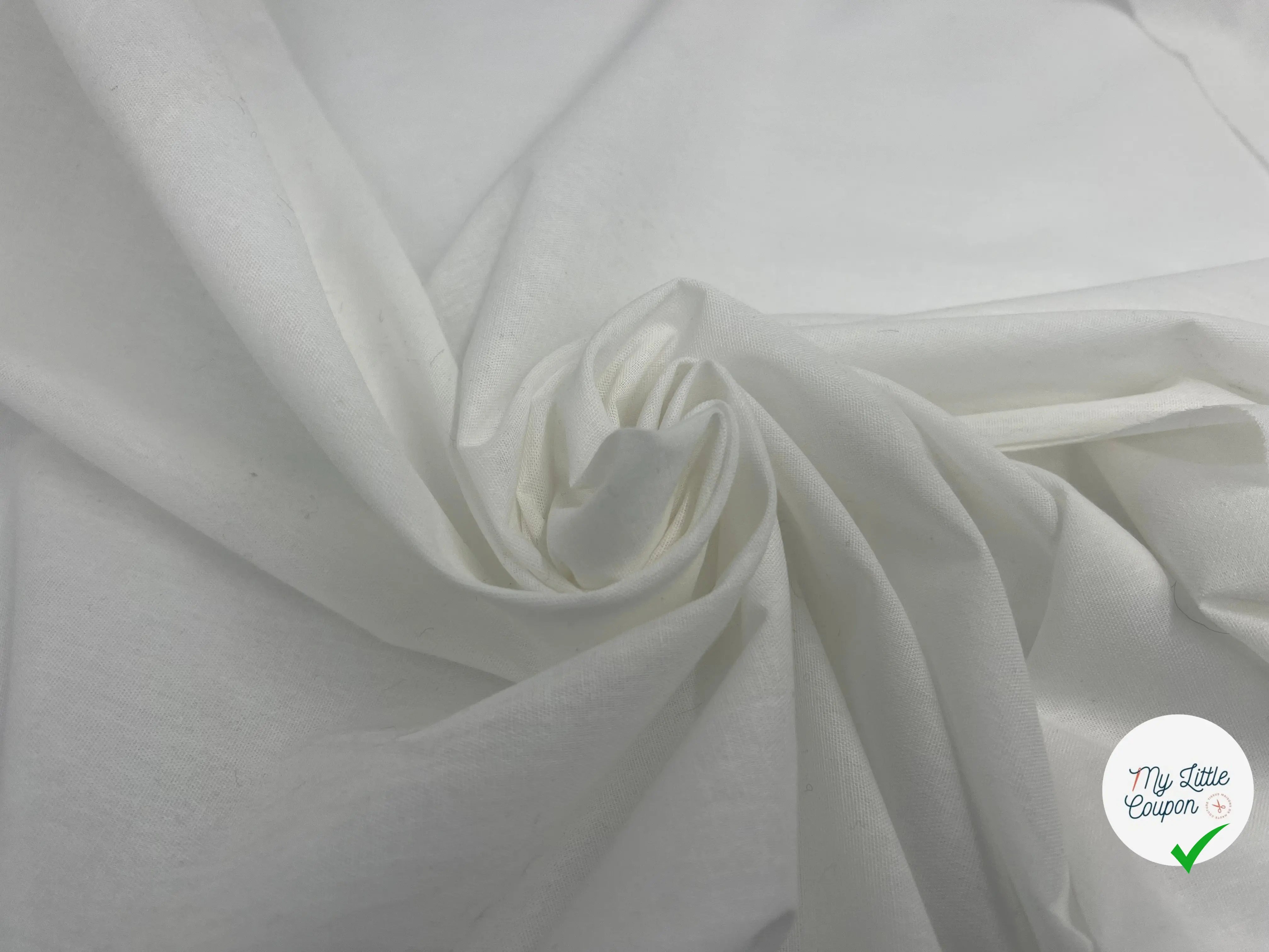 THERMOCOLLANT BLANCHE IRISÉE - My Little Coupon - tissu - coudre