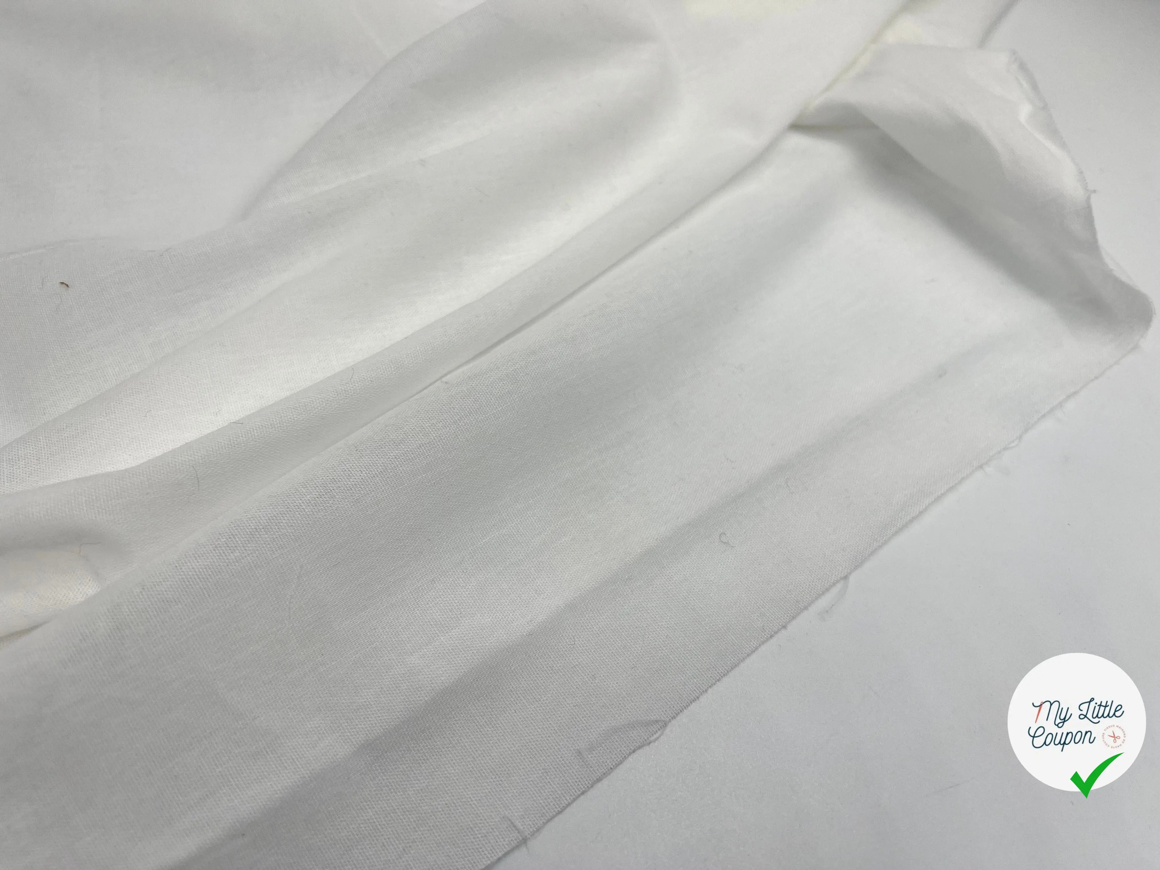 THERMOCOLLANT BLANCHE IRISÉE - My Little Coupon - tissu - coudre