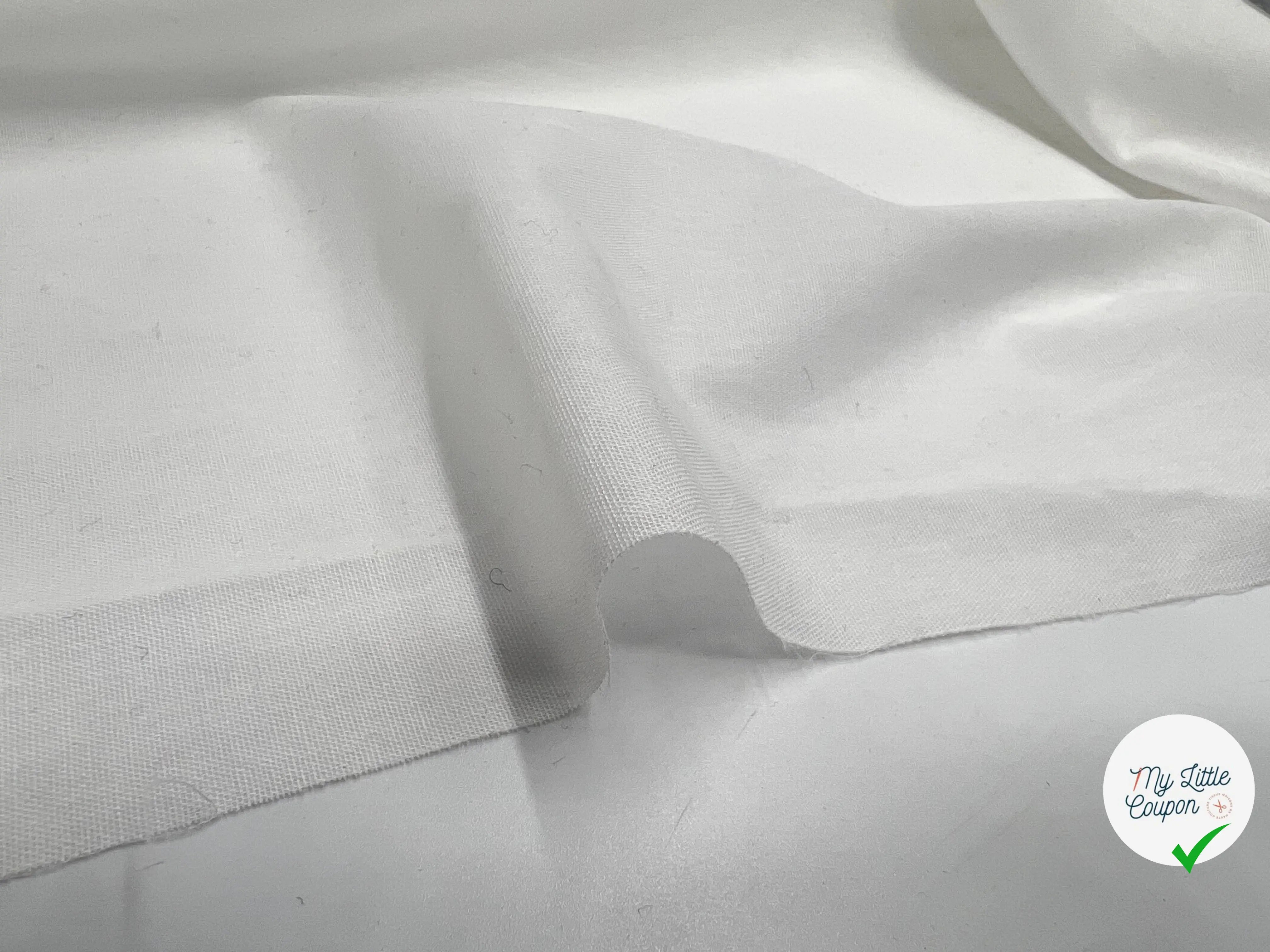 THERMOCOLLANT BLANCHE IRISÉE - My Little Coupon - tissu - coudre