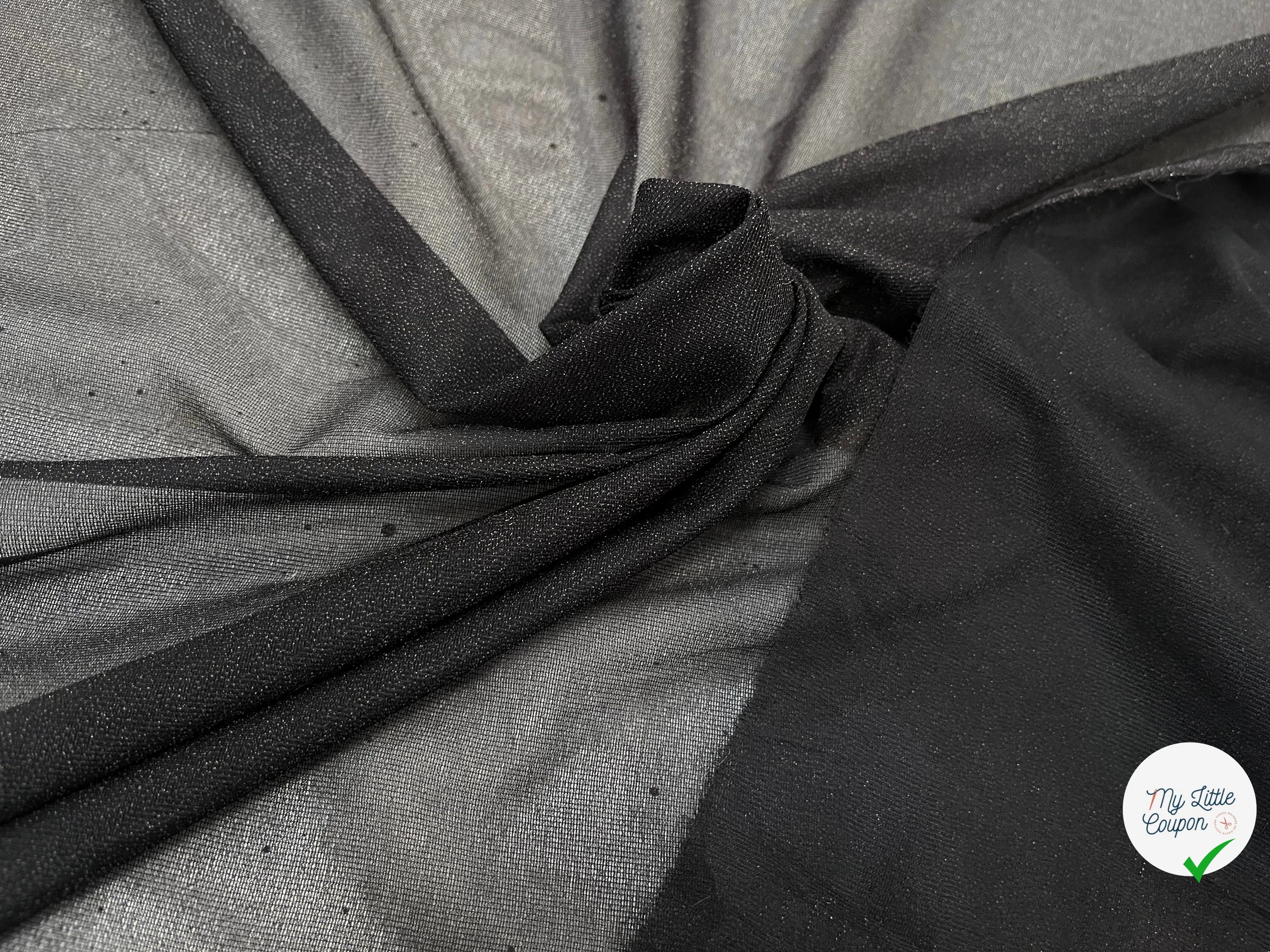 THERMOCOLLANT FIN À GRAIN NOIR 155CM - My Little Coupon
