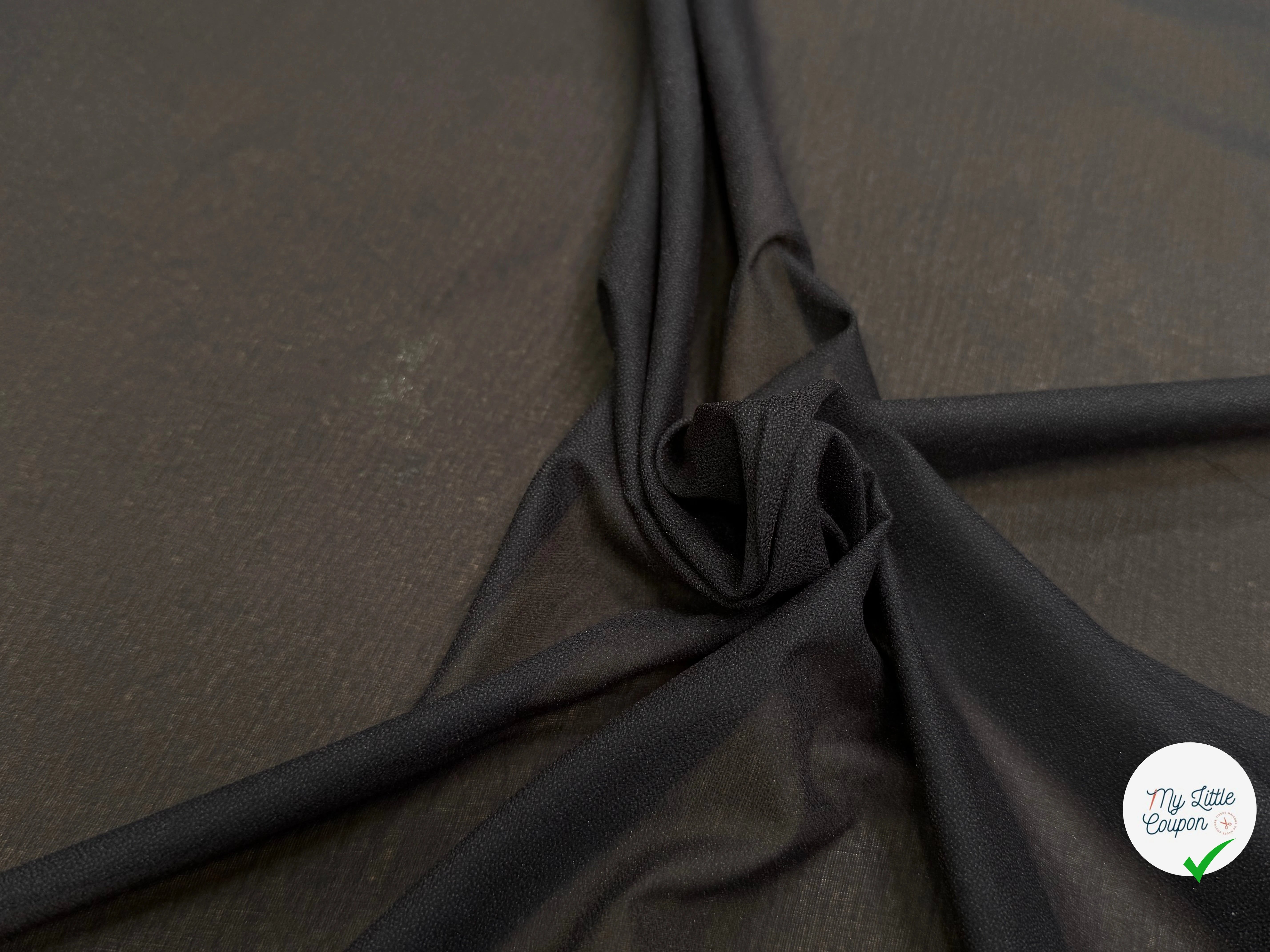 THERMOCOLLANT FIN NOIR À GRAIN MARRONNÉ - My Little Coupon