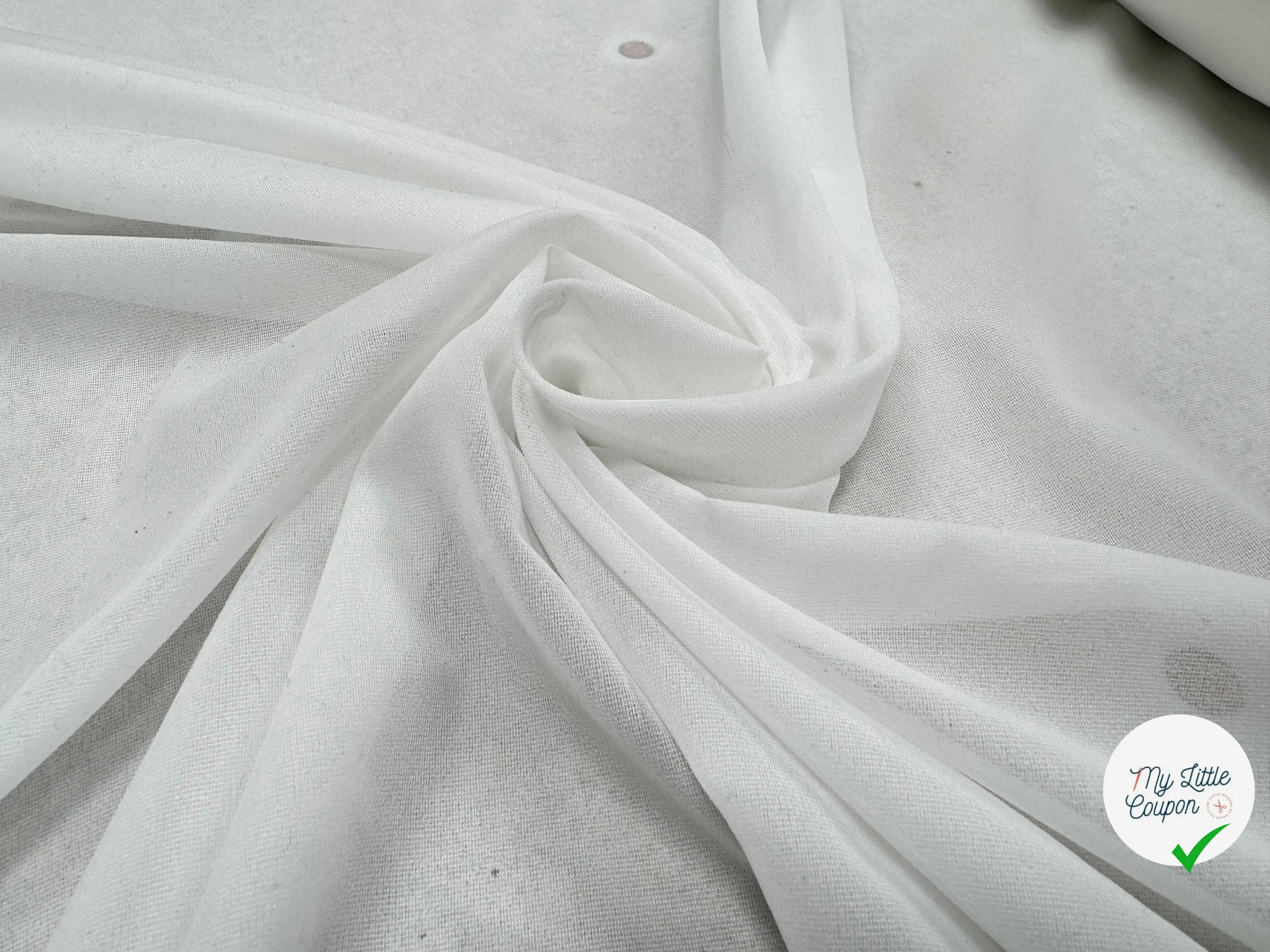 THERMOCOLLANT MAILLE TISSÉ MILKY WHITE - My Little Coupon