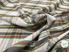 TISSÉ TEINT ÉCOSSAIS ÉCRU VERT 150 CM - My Little Coupon