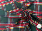 TISSÉ TEINT ÉCOSSAIS VERT ROUGE 150 CM - My Little Coupon