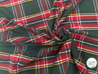 TISSÉ TEINT ÉCOSSAIS VERT ROUGE 150 CM - My Little Coupon
