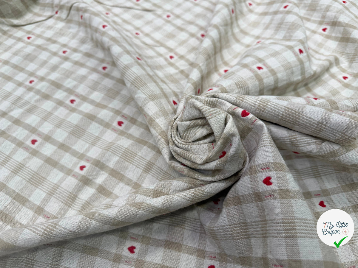 TISSÉ TEINT OLLON FICELLE ROUGE 150 CM - My Little Coupon
