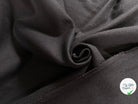 TISSU 100% LAINE VIERGE NOIR - My Little Coupon