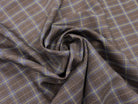 TISSU À CARREAUX POLYVISCOSE MSO