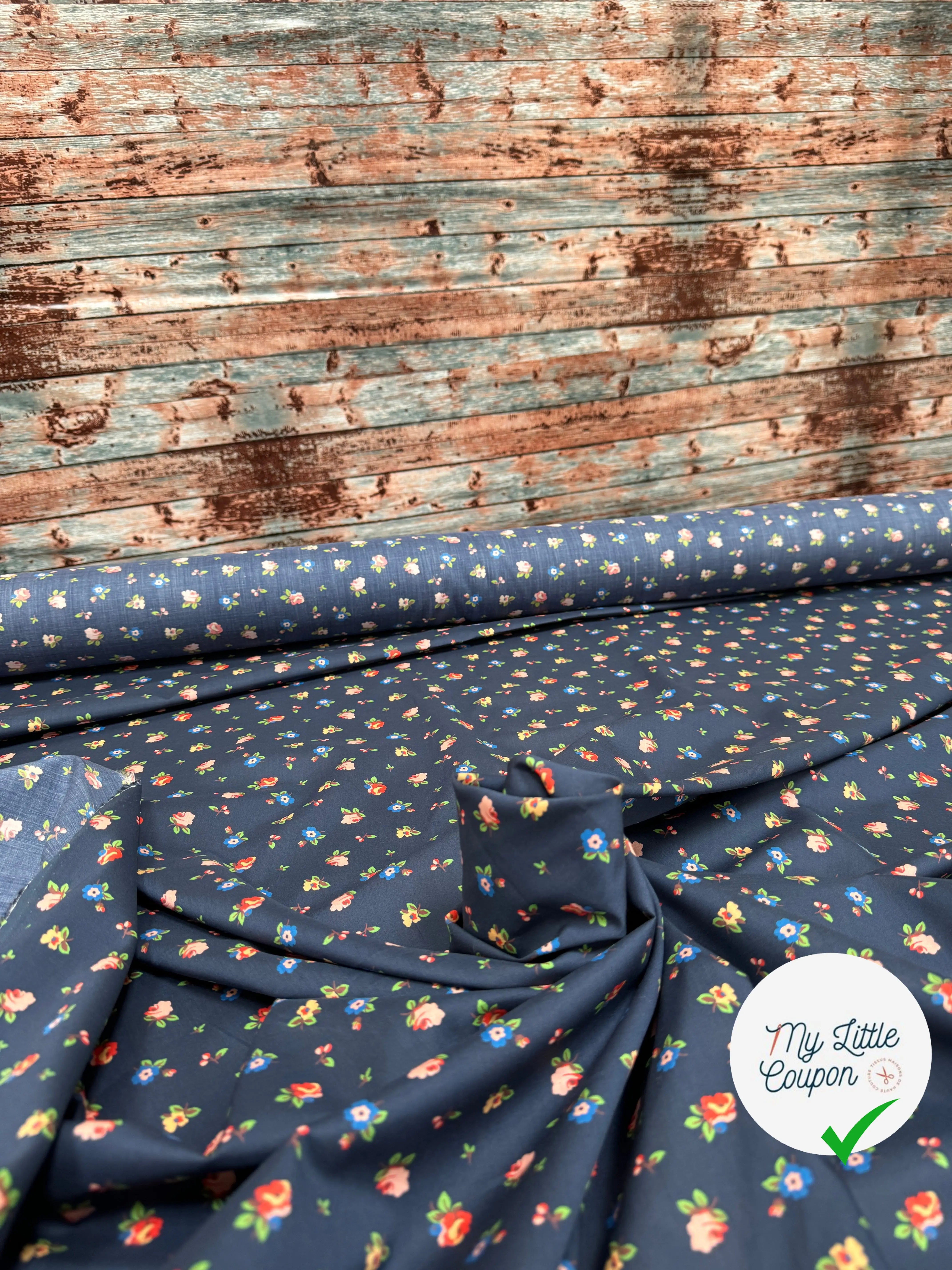TISSU BATISTE DE COTON PRESTIGIEUSE LONDON - My Little Coupon