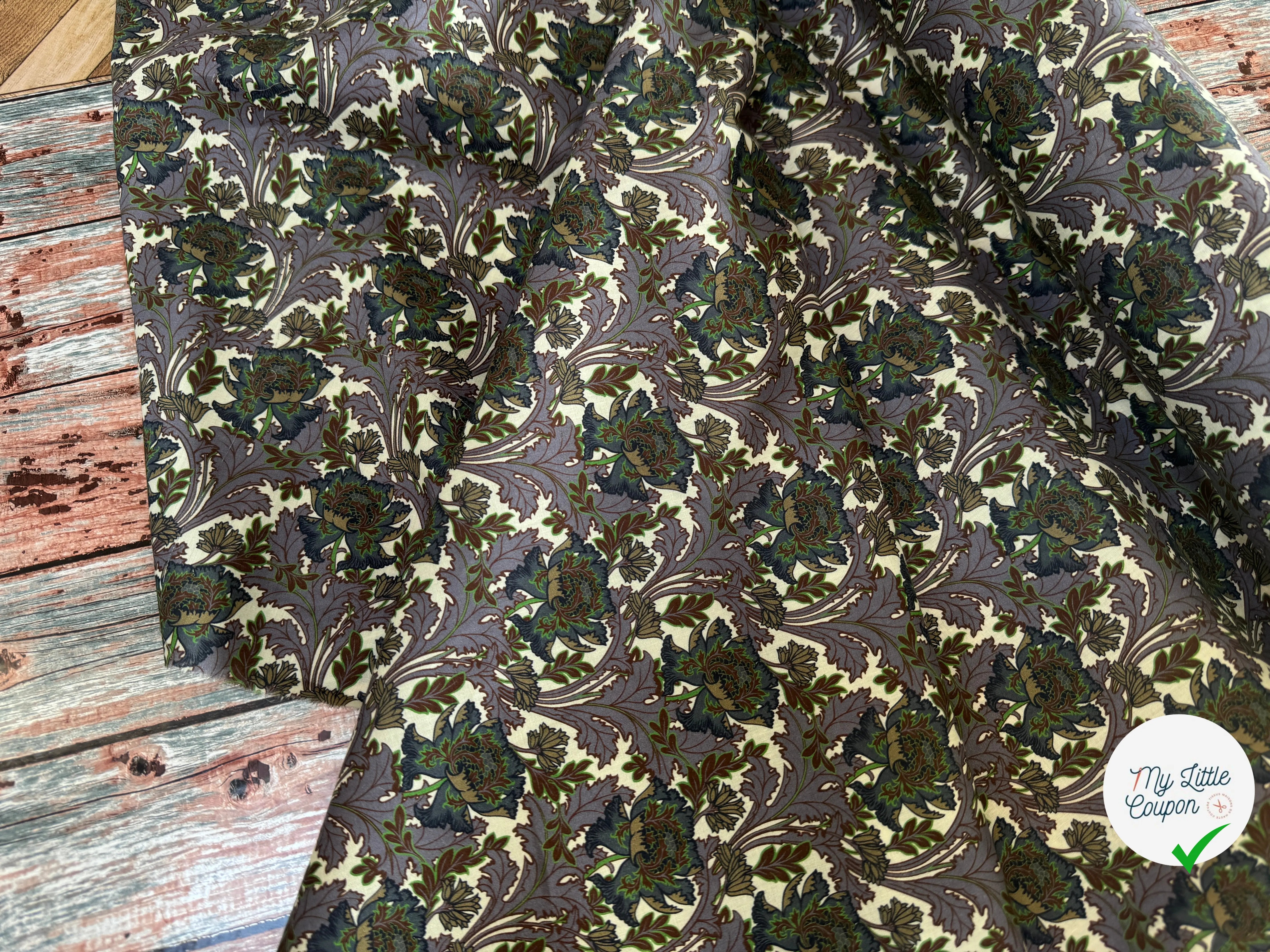 TISSU BATISTE DE COTON PRESTIGIEUSE LONDON - My Little Coupon