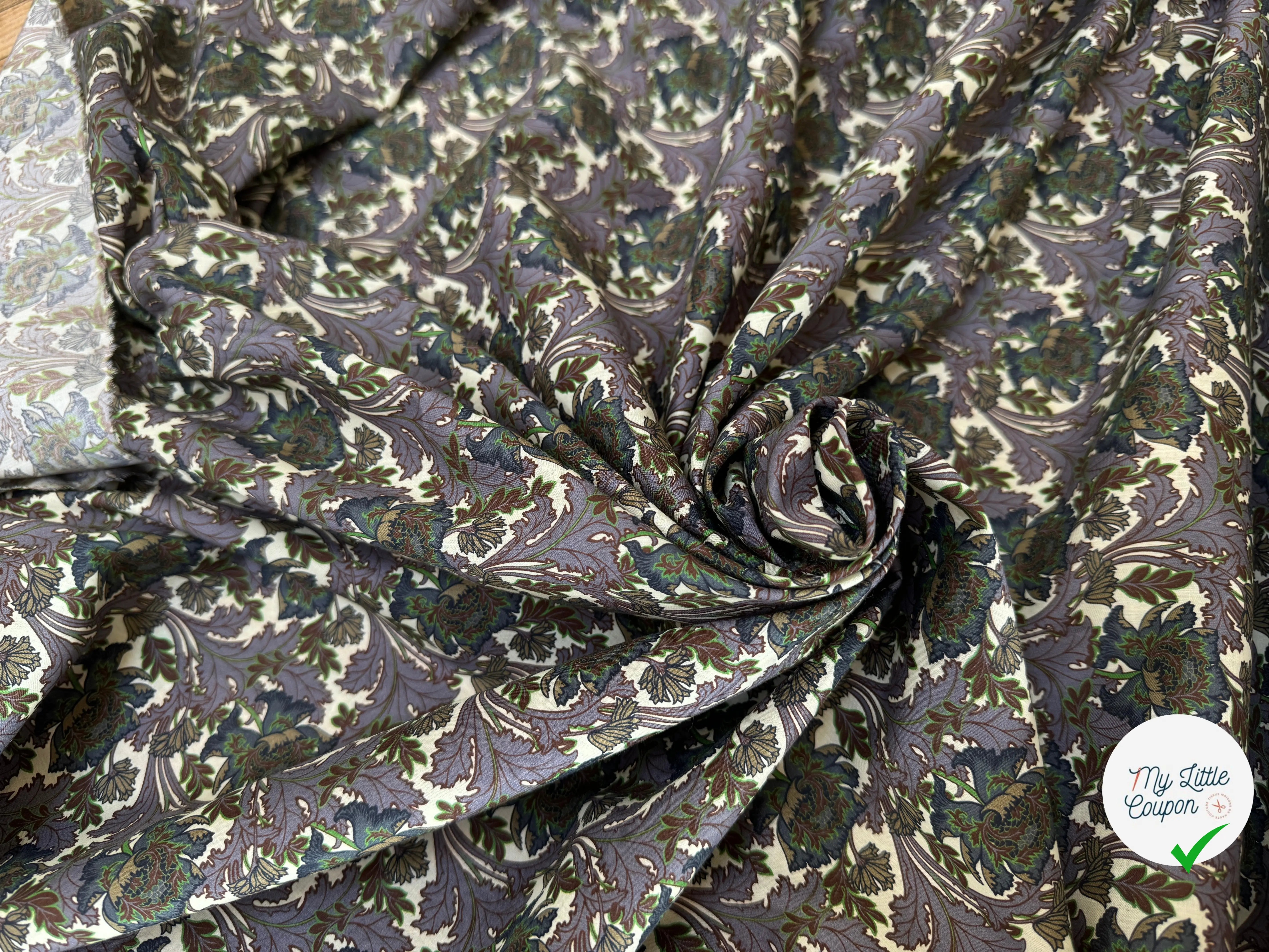 TISSU BATISTE DE COTON PRESTIGIEUSE LONDON - My Little Coupon