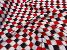TISSU BURLINGTON ROUGE NOIR - My Little Coupon