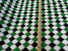 TISSU BURLINGTON VERT ET NOIR - My Little Coupon